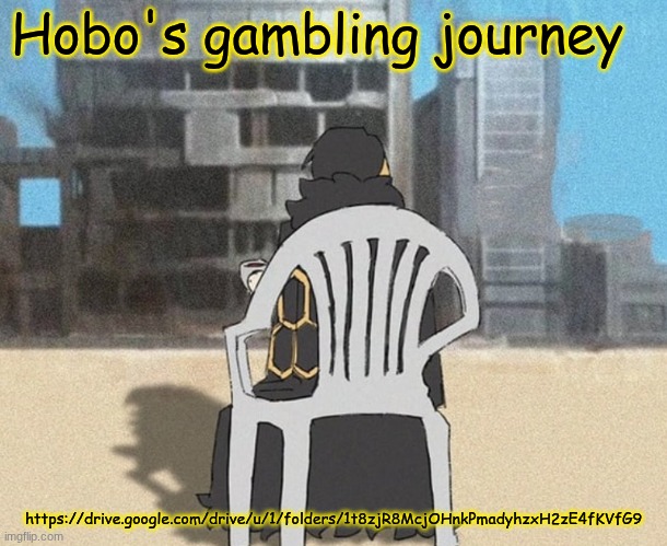 binah in "The Chair" | Hobo's gambling journey; https://drive.google.com/drive/u/1/folders/1t8zjR8McjOHnkPmadyhzxH2zE4fKVfG9 | image tagged in binah in the chair | made w/ Imgflip meme maker
