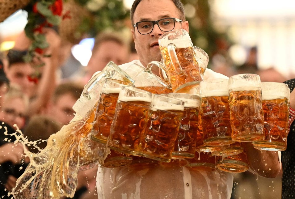 beer man Blank Meme Template