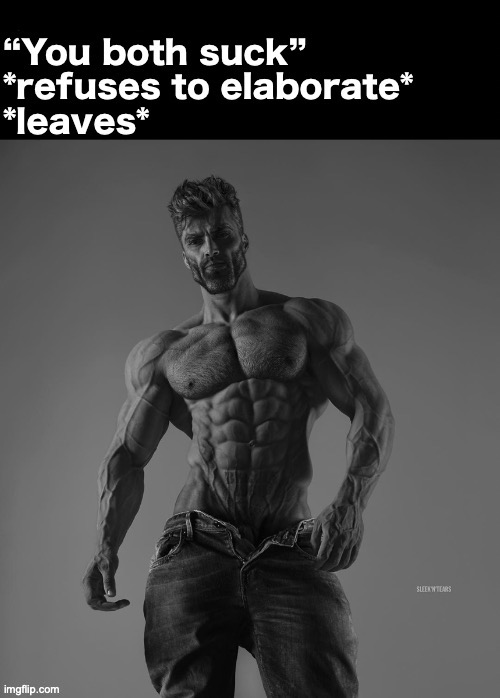 "You both suck" | image tagged in you both suck | made w/ Imgflip meme maker