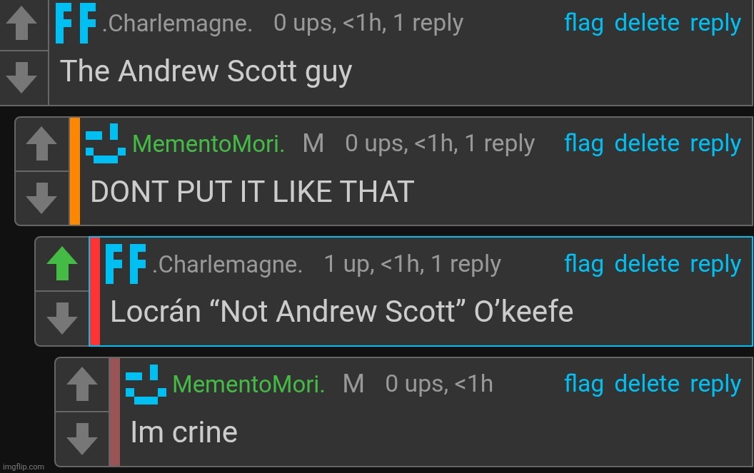 Imagine having that as your middle name | made w/ Imgflip meme maker