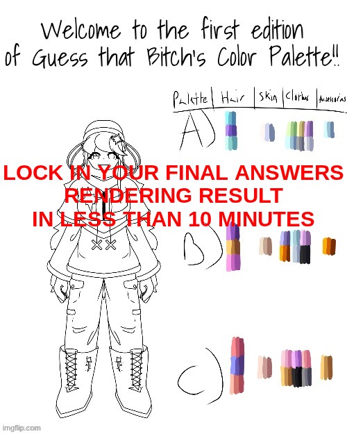 THE MAGNUM OPUS OF MY RENDERING ABILITIES THUS FAR | LOCK IN YOUR FINAL ANSWERS
RENDERING RESULT IN LESS THAN 10 MINUTES | image tagged in e | made w/ Imgflip meme maker