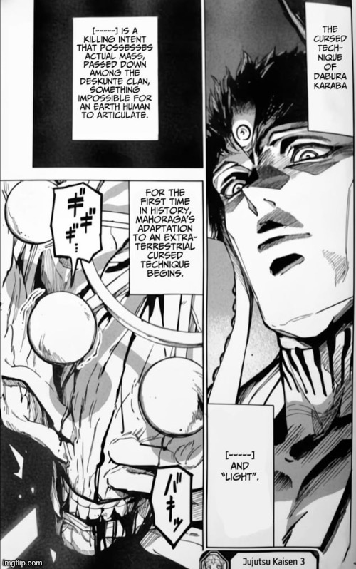 daburas technique is just malice given mass, and he probably doesnt know raga can adapt | made w/ Imgflip meme maker