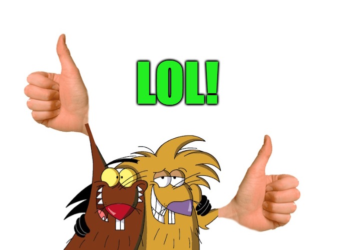 thumbs up | LOL! | image tagged in thumbs up | made w/ Imgflip meme maker