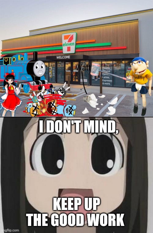 Osaka Dose A W | I DON'T MIND, KEEP UP THE GOOD WORK | image tagged in azumanga diaoh,fart | made w/ Imgflip meme maker