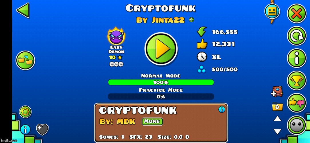 4th demon, literally 7 attempts, gg | made w/ Imgflip meme maker