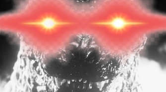 burning Godzilla 1995 Blank Meme Template