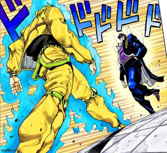 chat is it just me or did kira get his ASS beat because jotaro ptsd | image tagged in jojo's walk | made w/ Imgflip meme maker