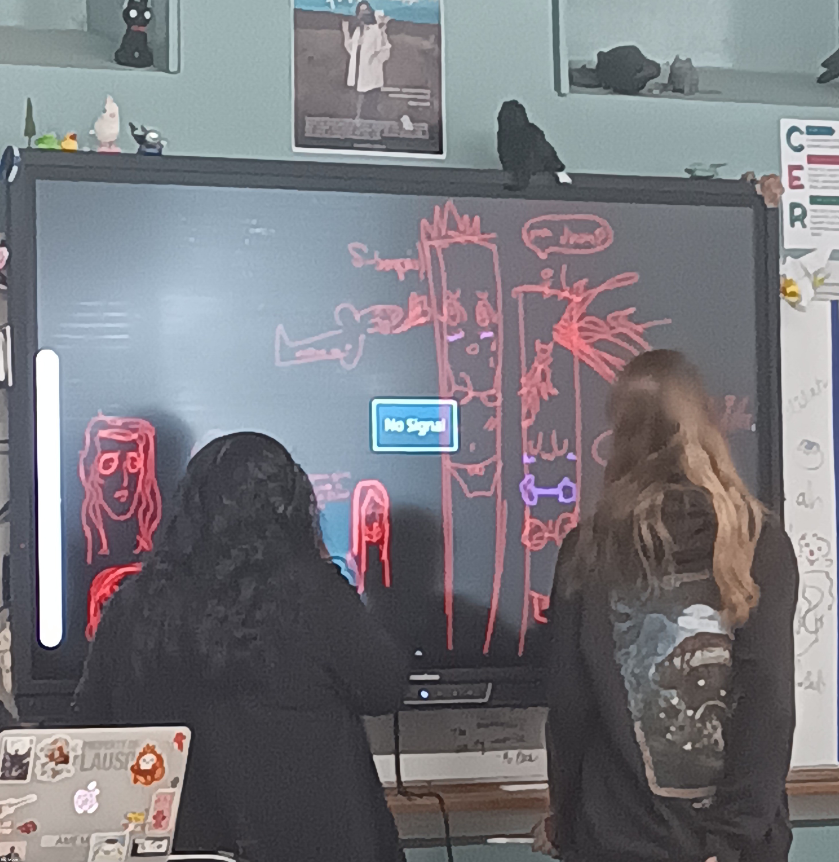 they were doing this when my teacher said "guys please work on your final" | made w/ Imgflip meme maker