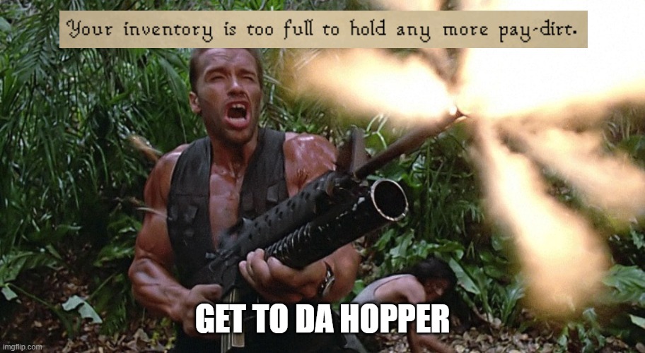 Get to the choppa! | GET TO DA HOPPER | image tagged in get to the choppa | made w/ Imgflip meme maker