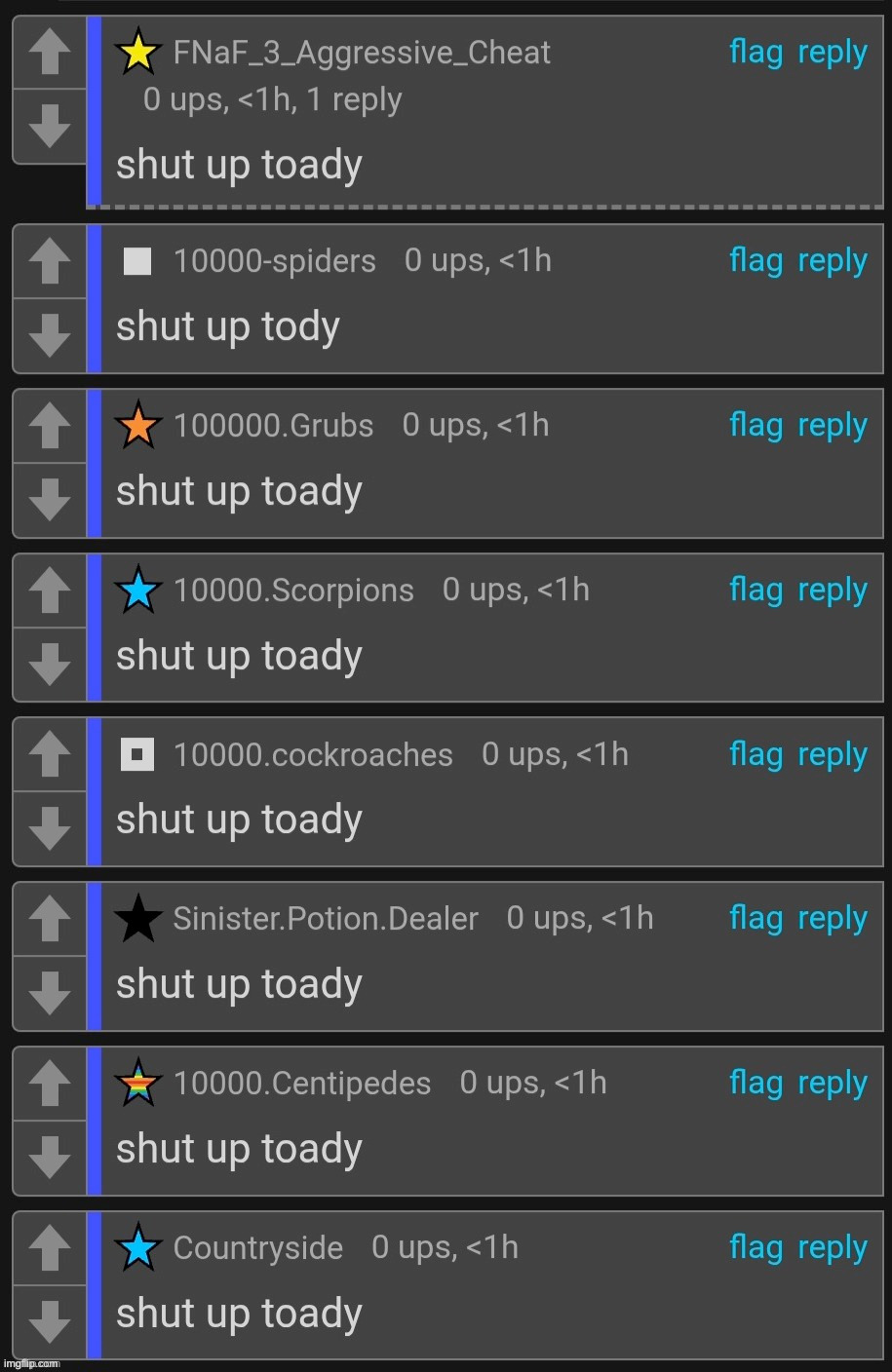 "countryside isn't a toady alt" | made w/ Imgflip meme maker