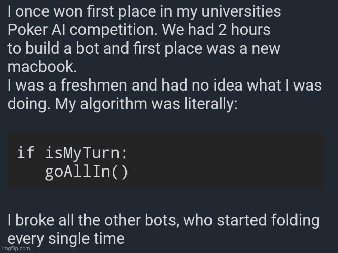 poker | made w/ Imgflip meme maker