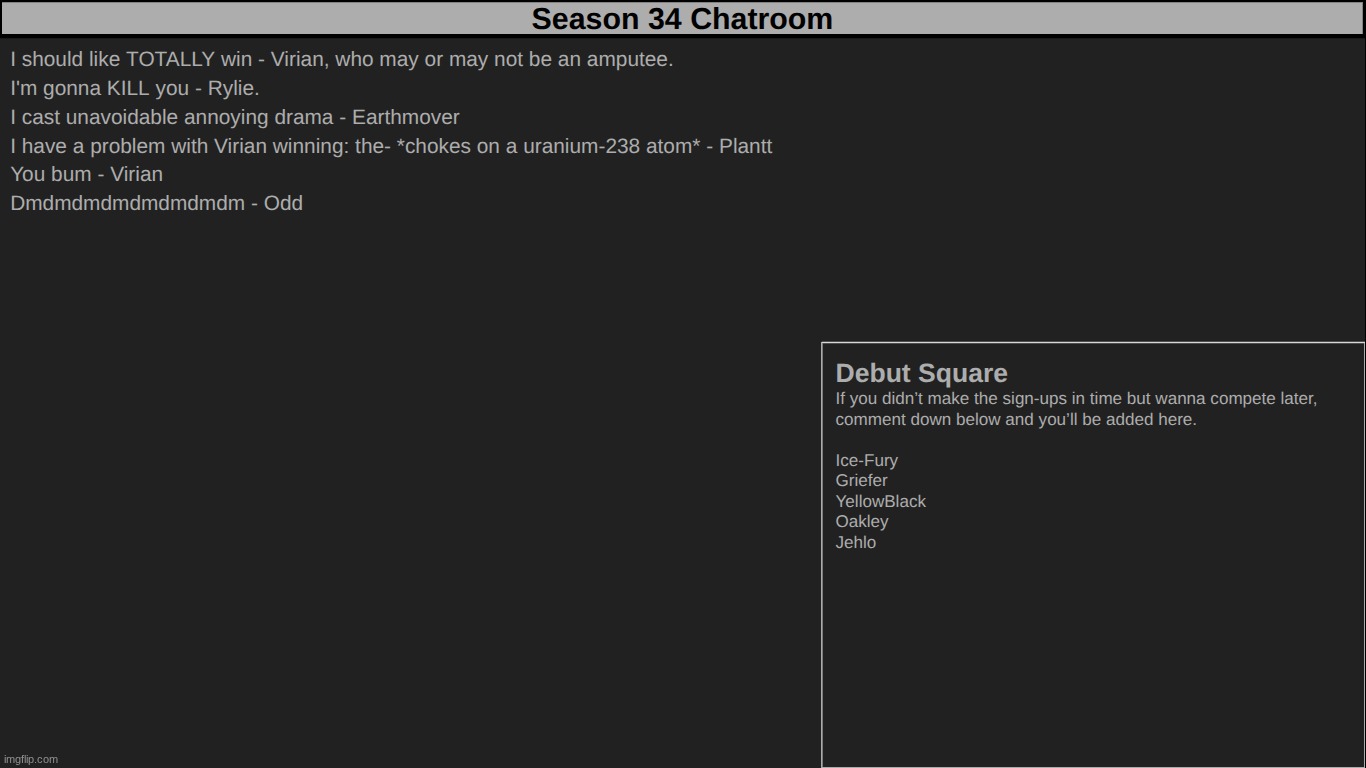 chatroom open | made w/ Imgflip meme maker
