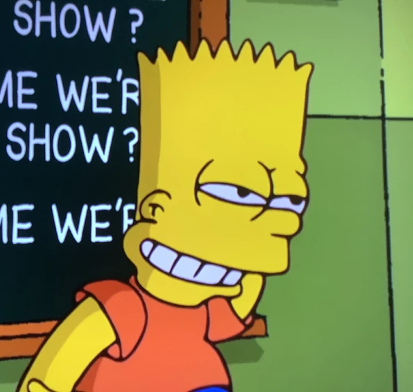 Bart simpson paused Blank Meme Template