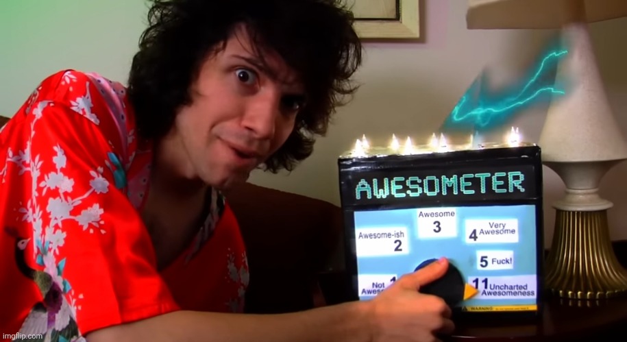 Awesometer | image tagged in awesometer | made w/ Imgflip meme maker