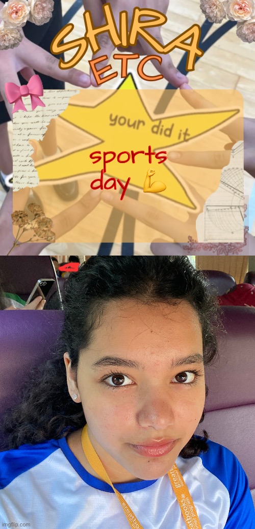 im playing volleyball :) | sports day 💪 | image tagged in shira s best temp | made w/ Imgflip meme maker