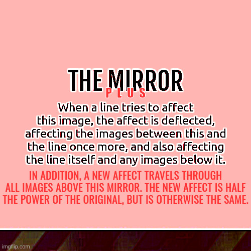 Return to Sender [Nerd Line Ultimate] > 0.5x Mult (above) (Nerd Type Effect) | image tagged in the mirror | made w/ Imgflip meme maker