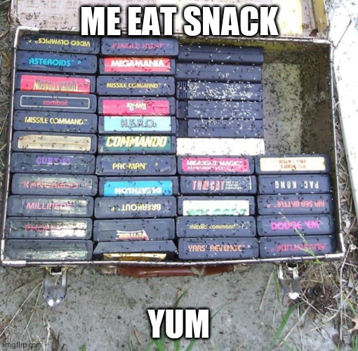 game ants | ME EAT SNACK; YUM | image tagged in game ants | made w/ Imgflip meme maker