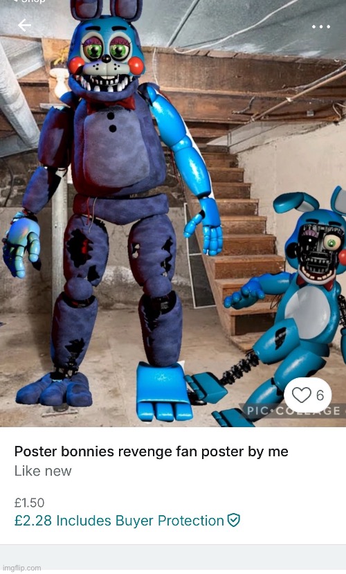 Poster bonnies revenge fan poster | made w/ Imgflip meme maker