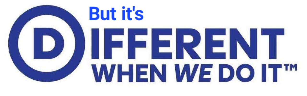 Democrats it's different Blank Meme Template