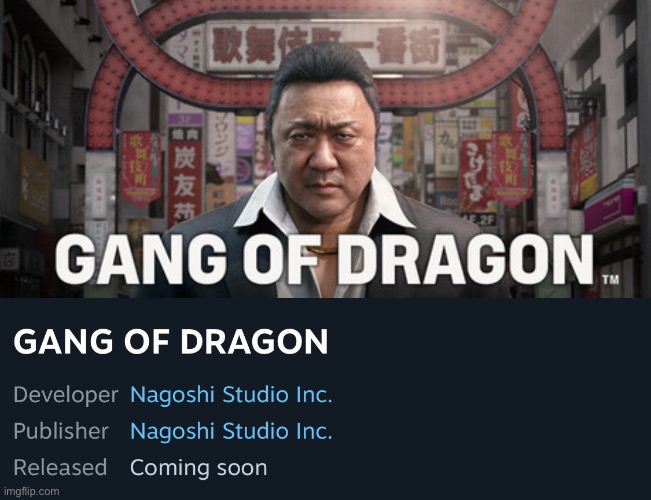 We went from Monkey Ball to Yakuza to this | made w/ Imgflip meme maker