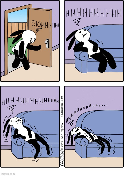 Buni Comics | image tagged in comics,buni comics,sigh,all life sucked out | made w/ Imgflip meme maker