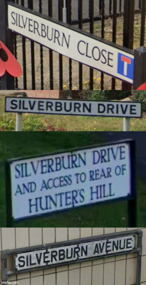 SilverBurn roads | image tagged in silverburn,google maps,united kingdom,streets | made w/ Imgflip meme maker