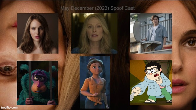 Credit to Mico the Ninjago Fan 2024 for this used | image tagged in meme,memes,spoof cast,may december,characters,roles | made w/ Imgflip meme maker