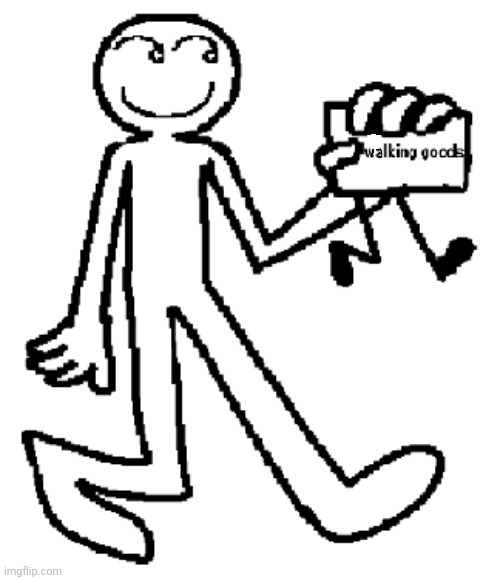 walking goods Blank Meme Template