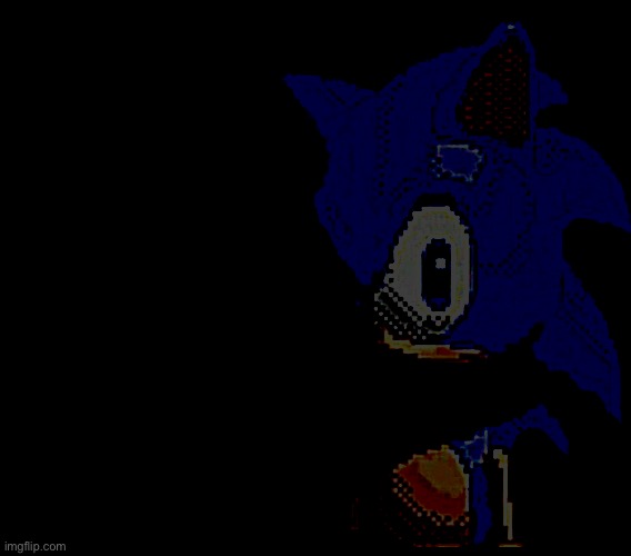Sonic stares | image tagged in sonic stares | made w/ Imgflip meme maker