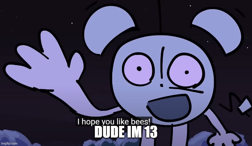 DUDE IM 13 | made w/ Imgflip meme maker