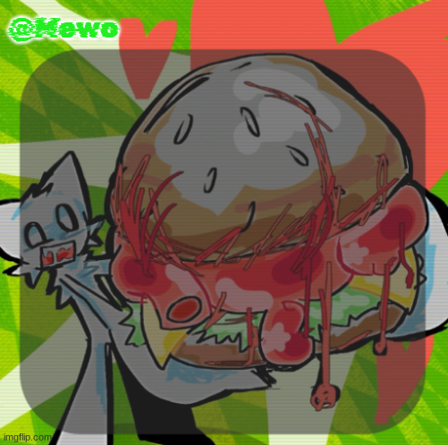 Mewo's DINNER! temp Blank Meme Template