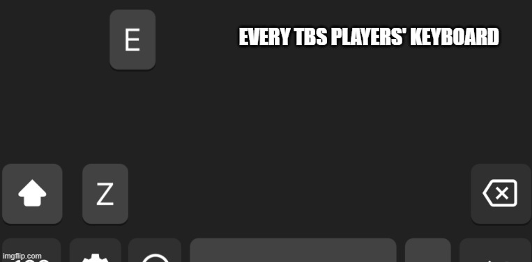 every tbs player keyboard | EVERY TBS PLAYERS' KEYBOARD | image tagged in funny | made w/ Imgflip meme maker
