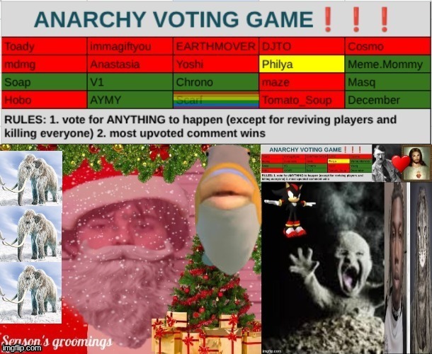 scarf gets a bad case of stripes and becomes rainbow | made w/ Imgflip meme maker