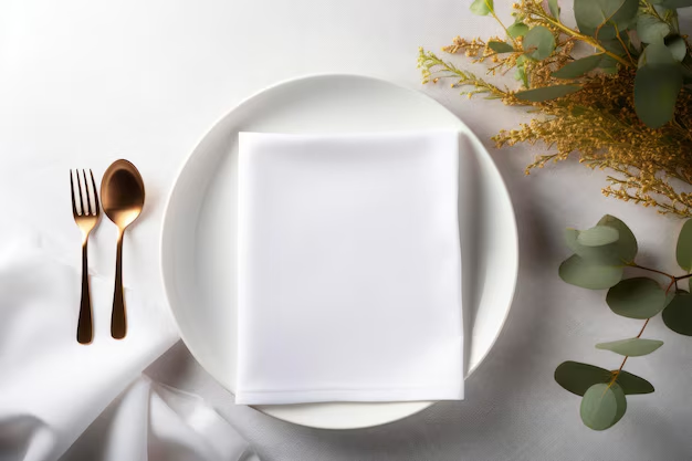 Plate and Napkin Blank Meme Template