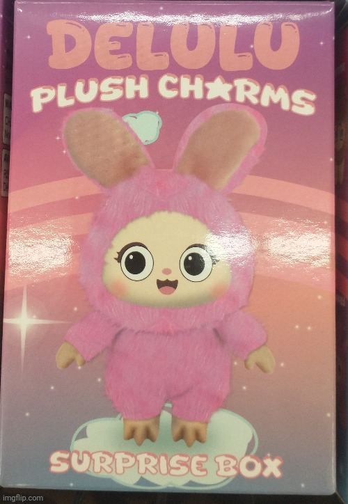 Delusional plush charm (r/CrappyOffBrands) | image tagged in crappyoffbrands,labubu,bootleg,knockoff,lafufu,funny | made w/ Imgflip meme maker