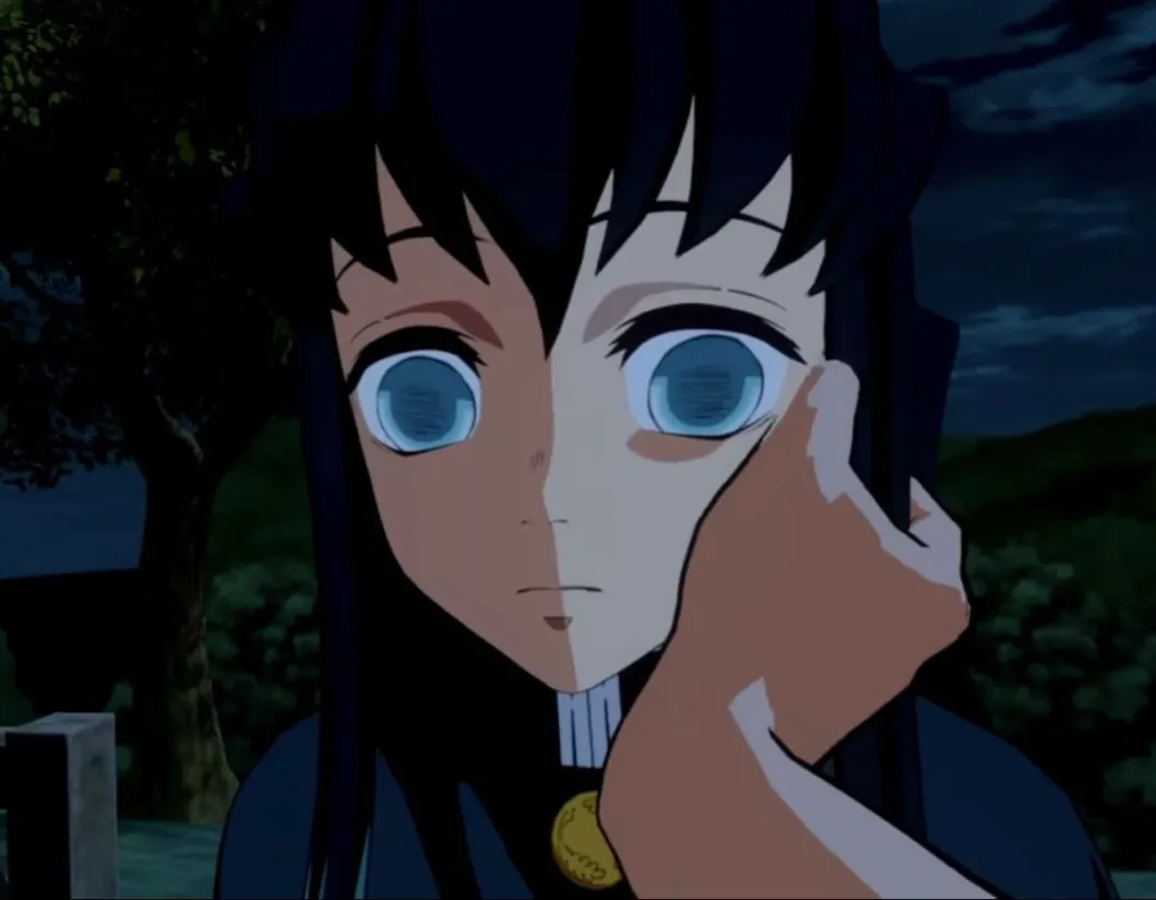 Muichiro's dumb-founded expression Blank Meme Template