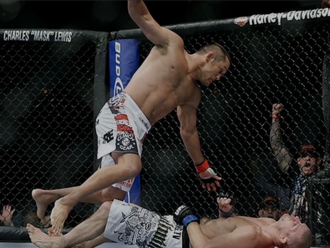 Knockout guy cheering Blank Meme Template