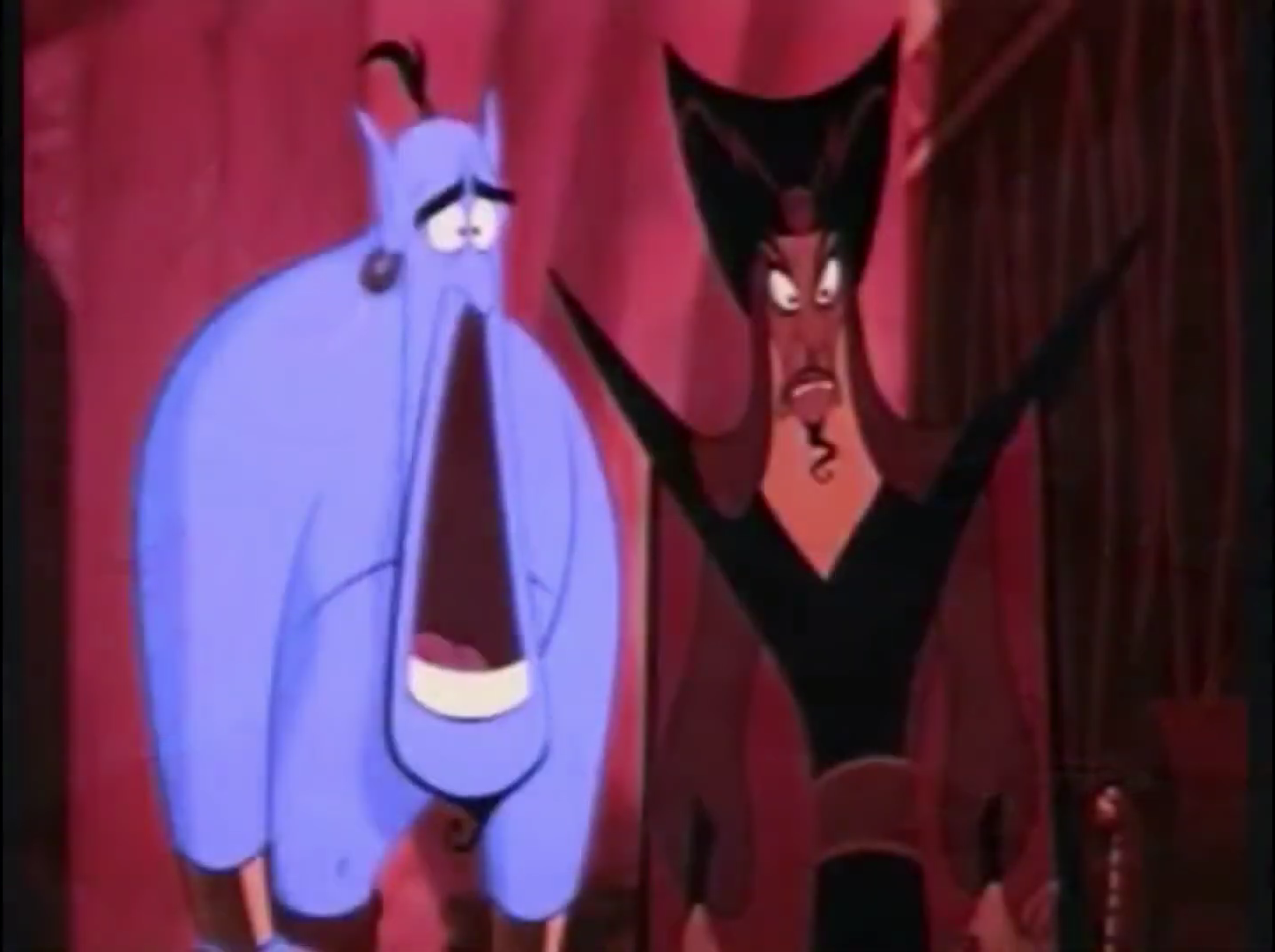 Genie mouth drop Blank Meme Template