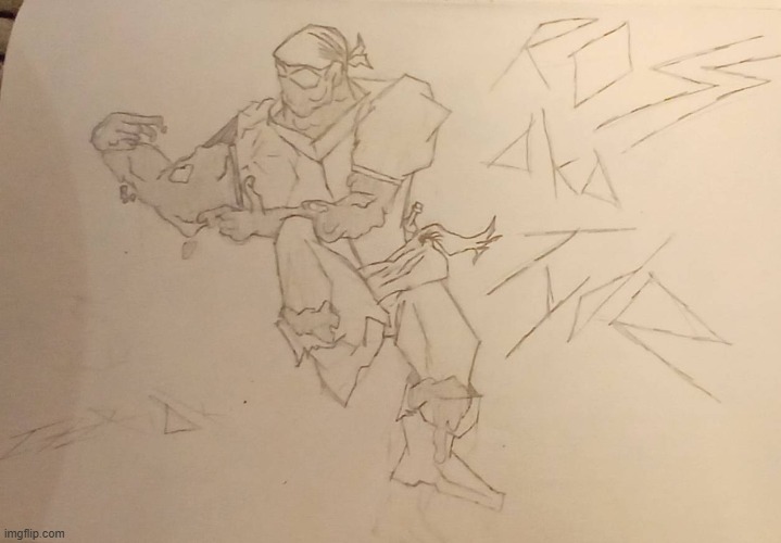 Sketchy's oc Tyde in my style. | made w/ Imgflip meme maker