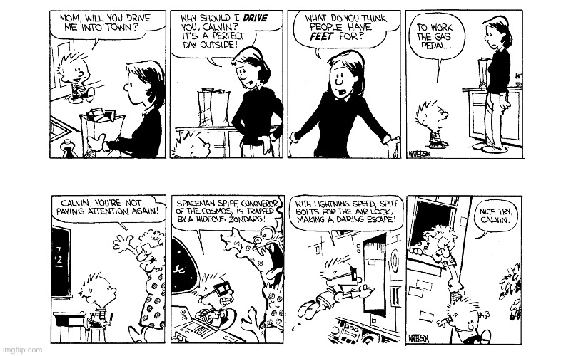 image tagged in calvin and hobbes,comics | made w/ Imgflip meme maker