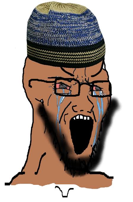 Crying Muslim Wojak Blank Meme Template