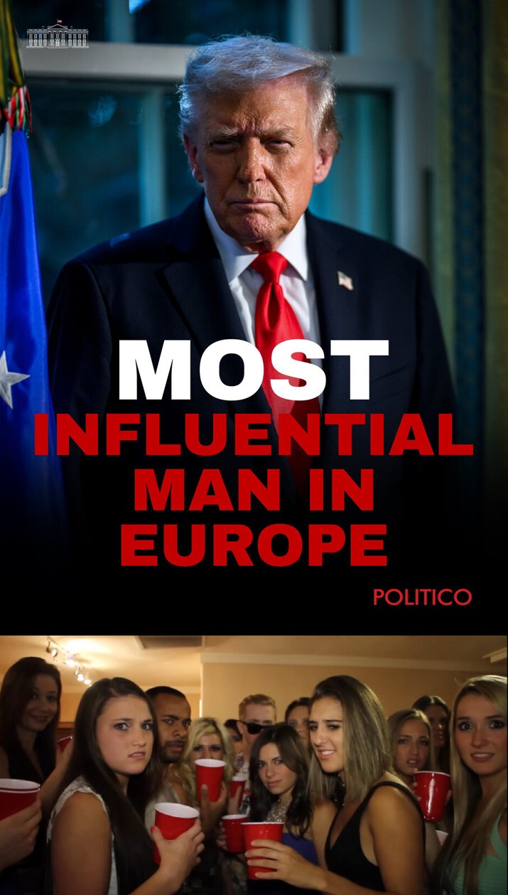 Trump vs. Europe Blank Meme Template