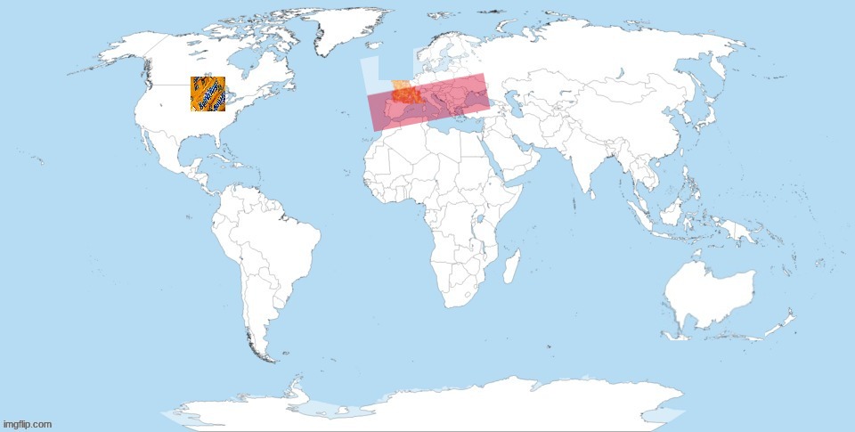 the British isles have been removed. top comment changes the world | made w/ Imgflip meme maker