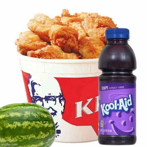 Am I making you hungry? | image tagged in kfc,kool aid,watermelon,memes,lunch break | made w/ Imgflip meme maker