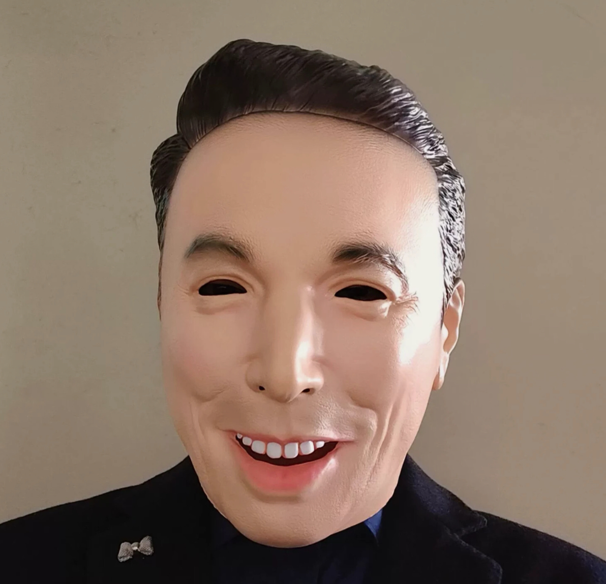 Lifelike Elon Musk Mask Blank Meme Template