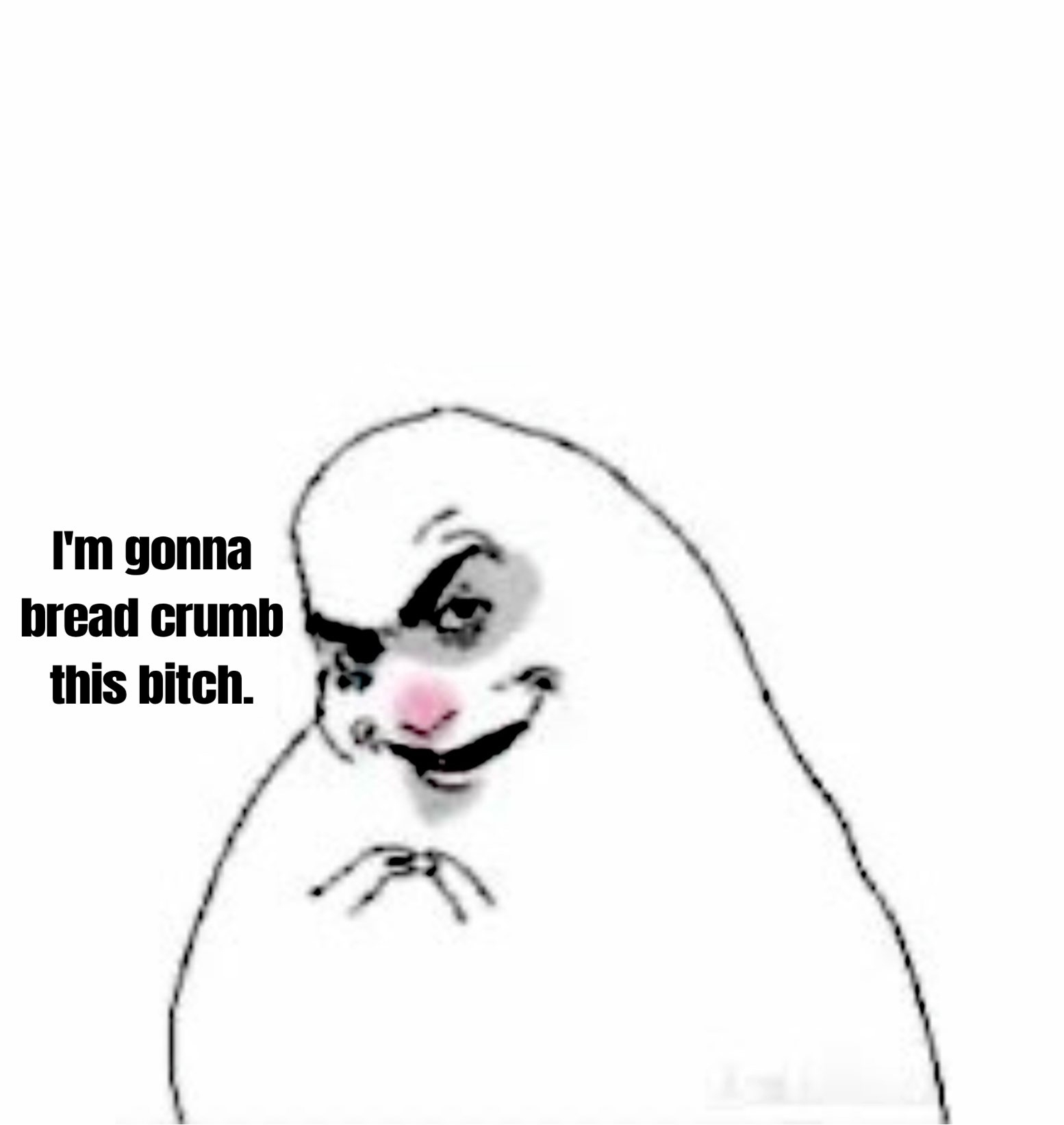 His inner hamster Blank Meme Template