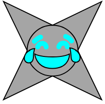 tridotron laugh emoji Blank Meme Template