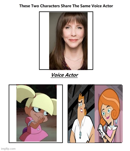 Laraine Newman | image tagged in same voice actor,laraine newman,batman,danny phantom,dc comics,nickelodeon | made w/ Imgflip meme maker