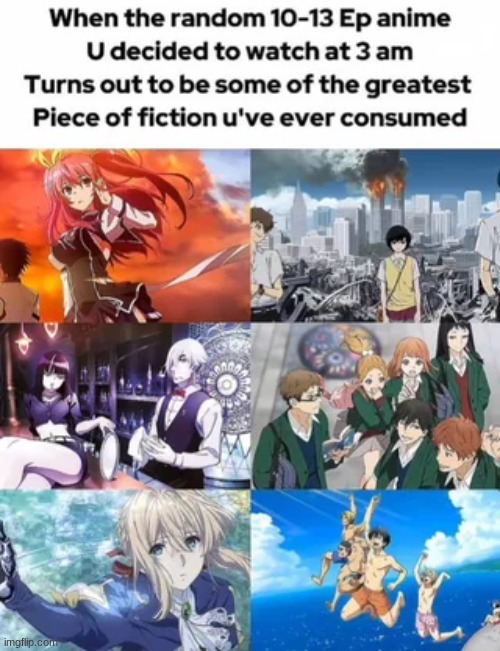 I've watched most of these, I can confirm that they are all peak | made w/ Imgflip meme maker