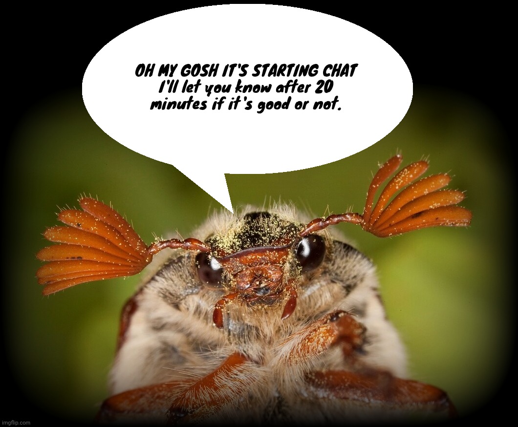 Talking about tadc episode 7 | OH MY GOSH IT'S STARTING CHAT

I'll let you know after 20 minutes if it's good or not. | image tagged in doodlebug/odd announcement temp | made w/ Imgflip meme maker